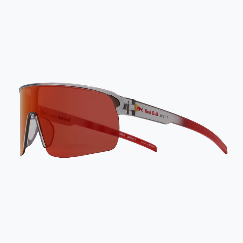 Occhiali da sole Red Bull SPECT Dakota light gray/brown with red-orange mirror 3