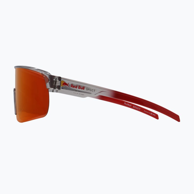 Occhiali da sole Red Bull SPECT Dakota light gray/brown with red-orange mirror 4