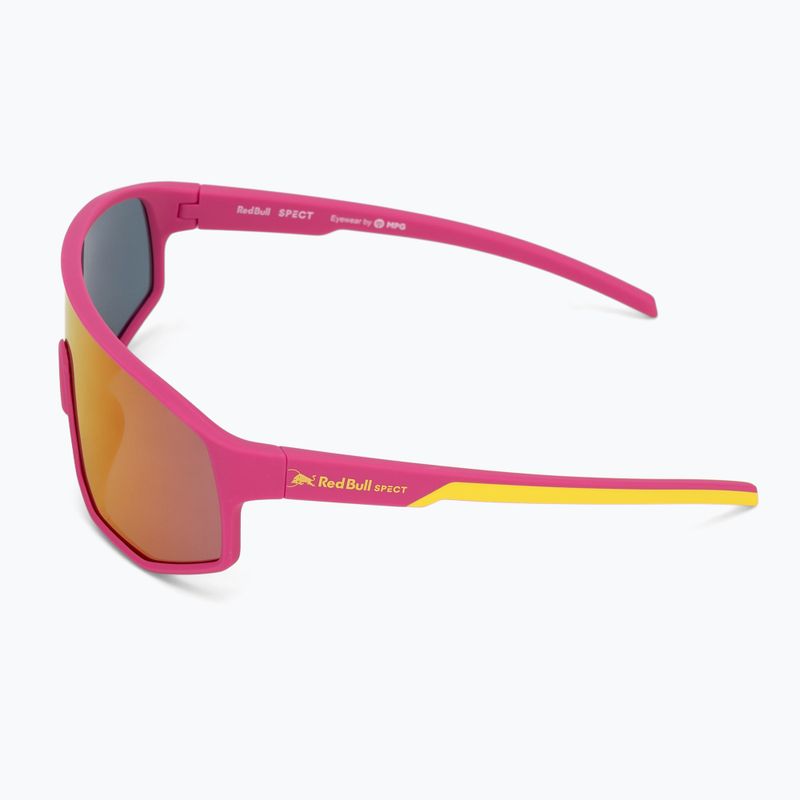 Occhiali da sole Red Bull SPECT Dash neon pink/smoke with pink-yellow mirror 4