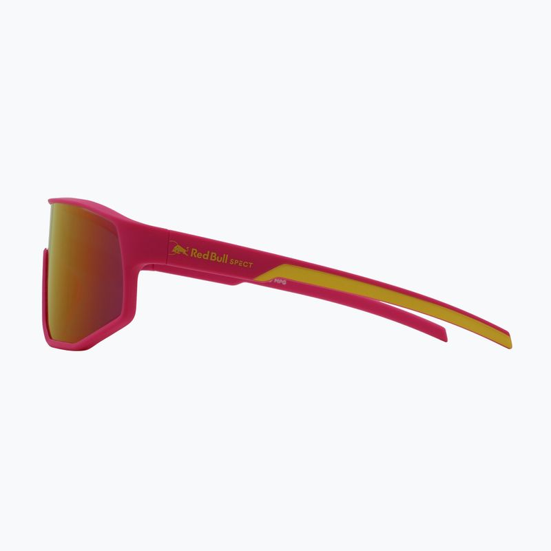 Occhiali da sole Red Bull SPECT Dash neon pink/smoke with pink-yellow mirror 5