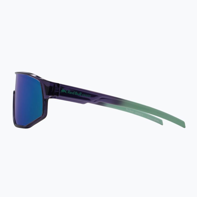Occhiali da sole Red Bull SPECT Dash dark purple/smoke with green-purple mirror 5