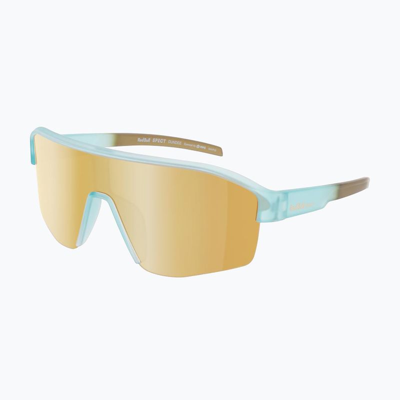Occhiali da sole Red Bull SPECT Dundee matt clear light blue/ brown with gold mirror 2