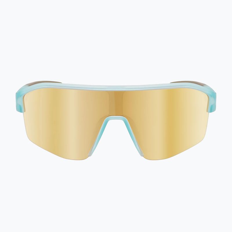 Occhiali da sole Red Bull SPECT Dundee matt clear light blue/ brown with gold mirror 3