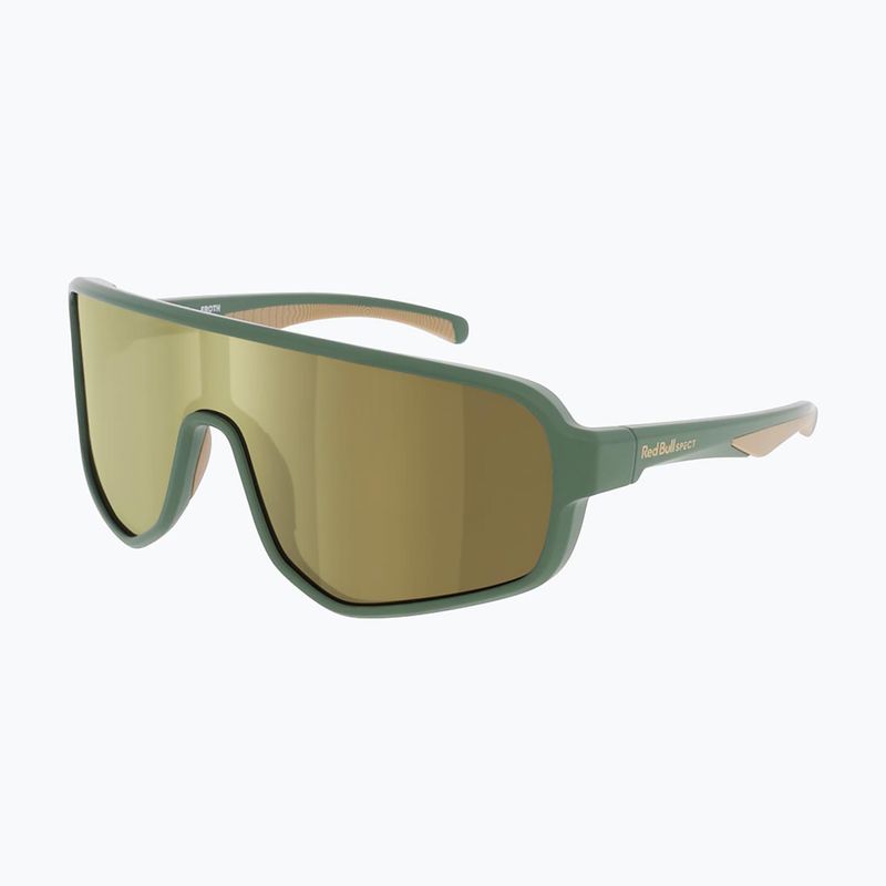 Occhiali da sole Red Bull SPECT Froth matt olive/ smoke with gold mirror 2
