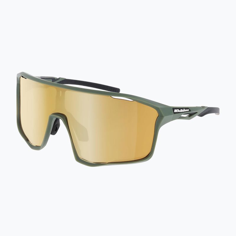 Occhiali da sole Red Bull SPECT Rumble matt olive/ brown with gold mirror 2