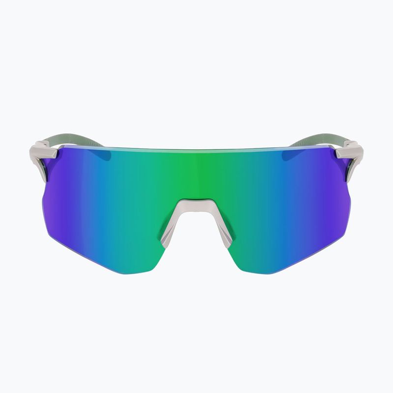 Occhiali da sole Red Bull SPECT Ruffy IB matt metallic light grey/green with green mirror 3