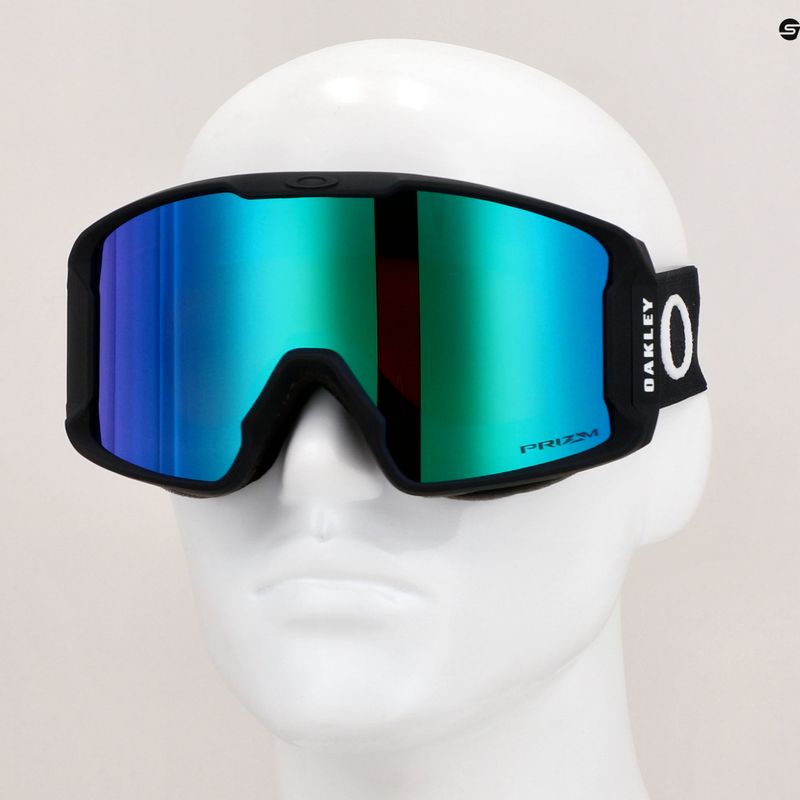 Oakley Line Miner M nero opaco/prizm snow argon iridium occhiali da sci 6