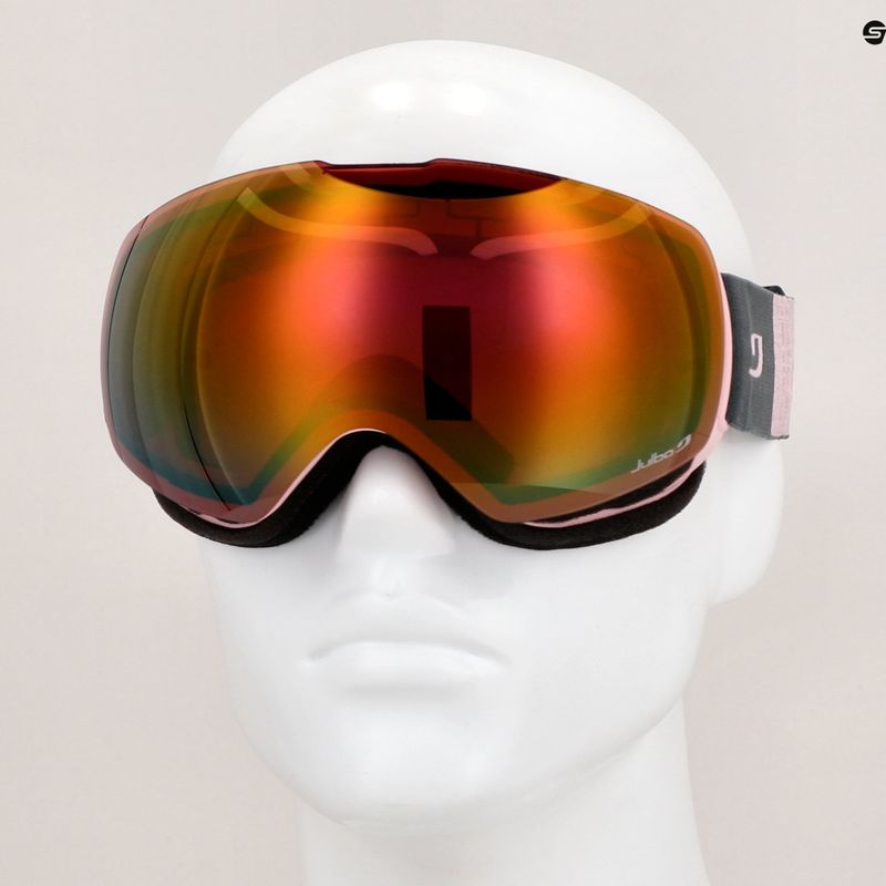 Occhiali da sci Julbo Moonlight rosa/rosa/blu flash 7
