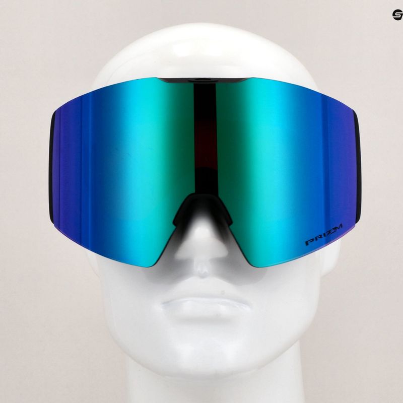Oakley Fall Line L nero opaco/prizm snow argon iridium occhiali da sci 6