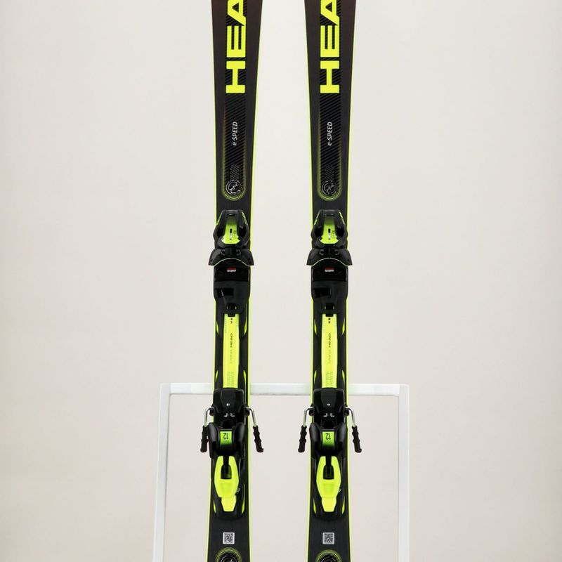 HEAD Supershape e-Speed SW SF-PR + attacchi PRD 12 nero/giallo neon 7