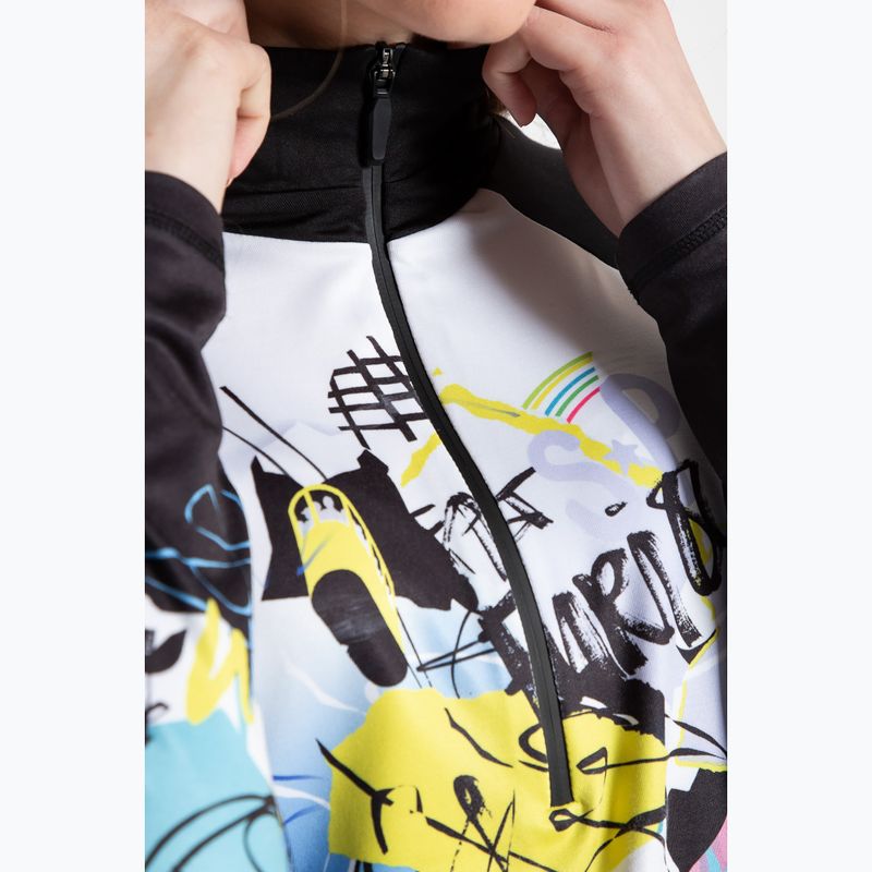 Felpa donna Sportalm Bonny Print nero 6