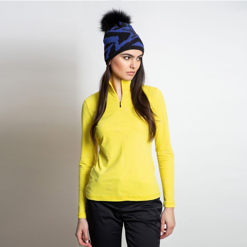 Felpa Sportalm Helsinki donna, giallo brillante 2