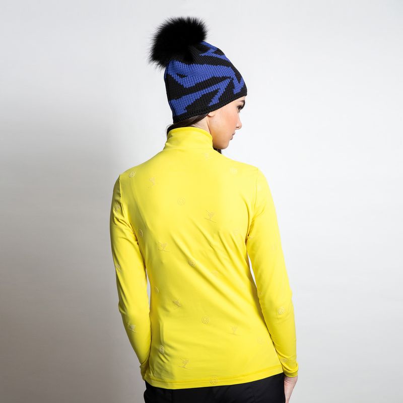 Felpa Sportalm Helsinki donna, giallo brillante 4