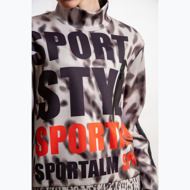 Felpa donna Sportalm Once taupe rosa 5