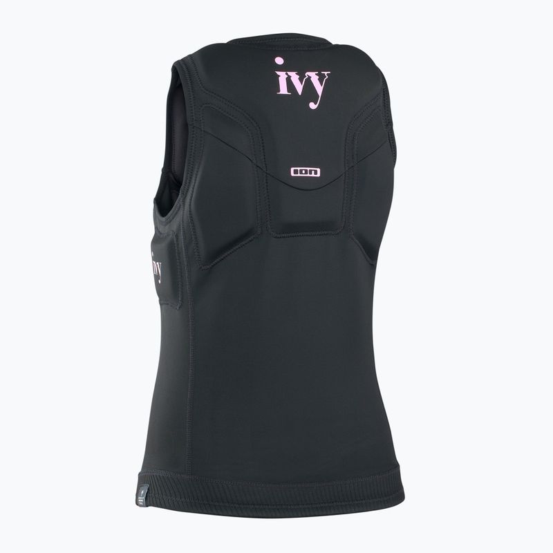 Gilet protettivo da donna ION Ivy Front Zip 2022 nero 2