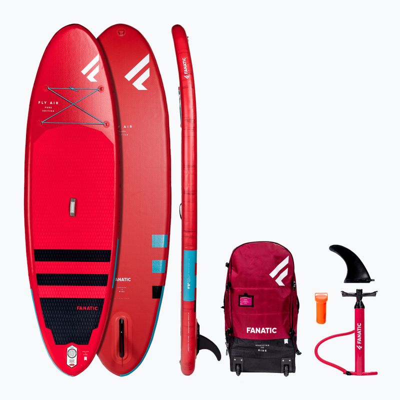 Tavola da SUP Fanatic Stubby Fly Air 9'8" rosso