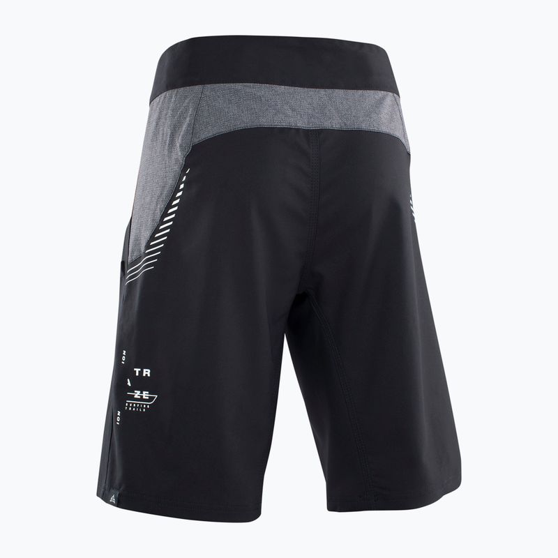 Pantaloncini da ciclismo da uomo ION Traze nero 2