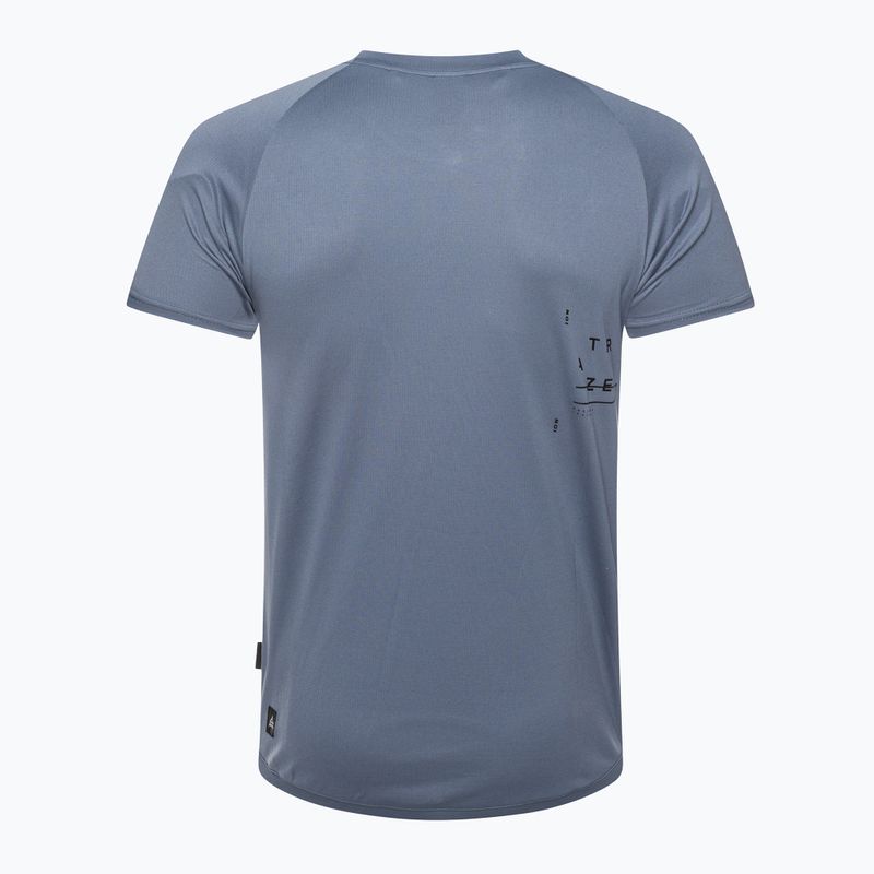 Maglia da ciclismo da uomo ION Traze blu tempesta 2