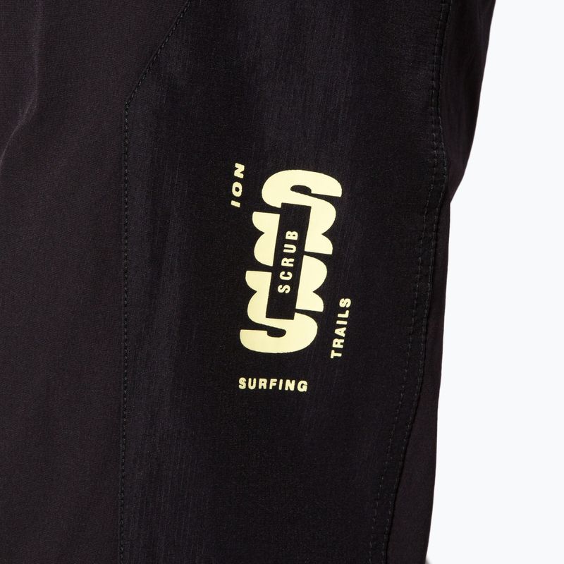 Pantaloncini da ciclismo da uomo ION Scrub nero 4