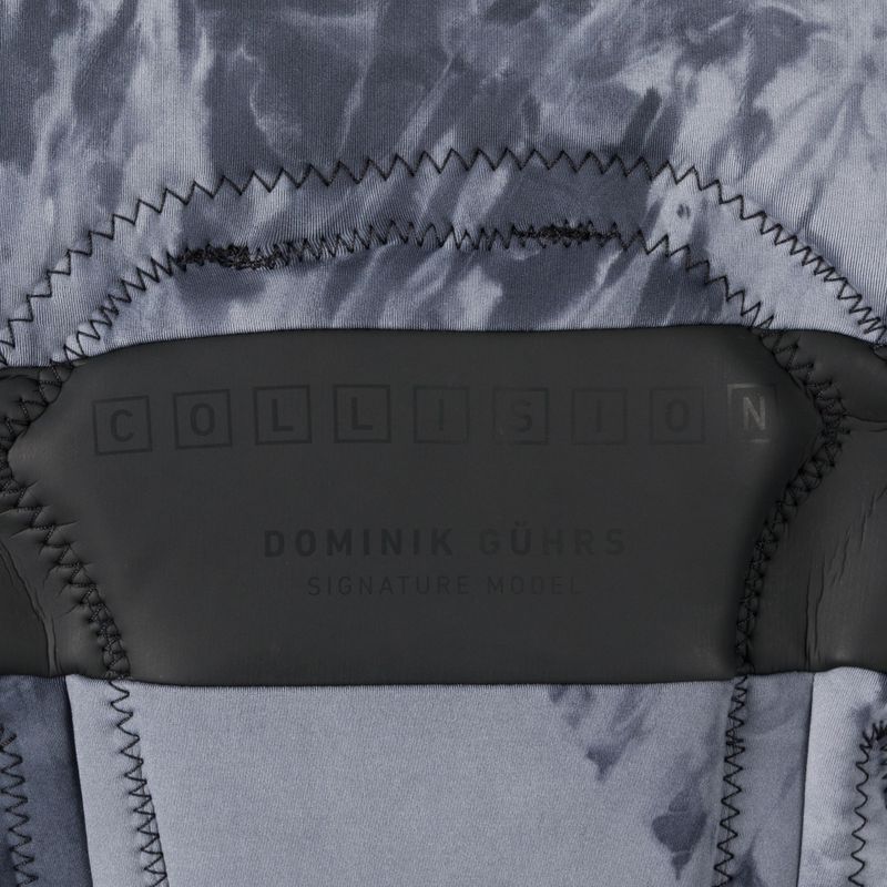 Gilet protettivo da uomo ION Collision Select Front Zip tiedye ltd grigio 5