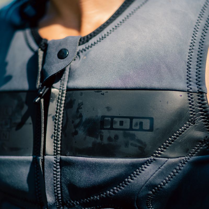 Gilet protettivo da uomo ION Collision Select Front Zip tiedye ltd grigio 9