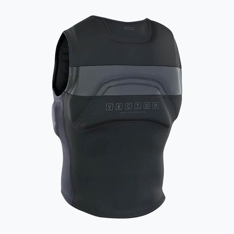 Gilet protettivo da uomo ION Vector Amp Front Zip nero 2