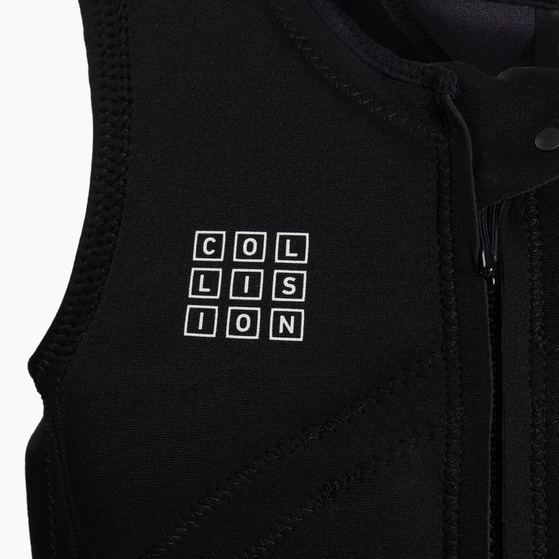 Gilet protettivo da uomo ION Collision Core Front Zip nero 4