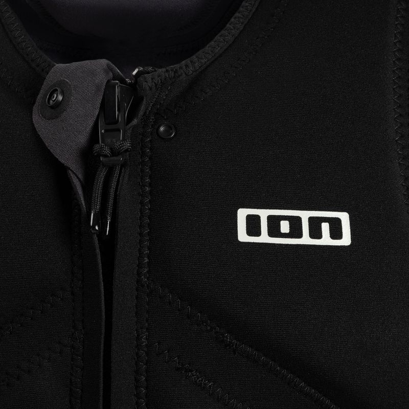 Gilet protettivo da uomo ION Collision Core Front Zip nero 5