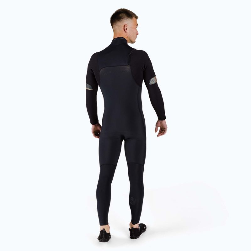 Uomo ION Seek Amp 5/4 Zip frontale Swim Foam Nero 2