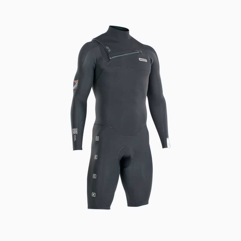 Uomo ION Seek Core 2/2 Shorty Front Zip Black Swim Foam