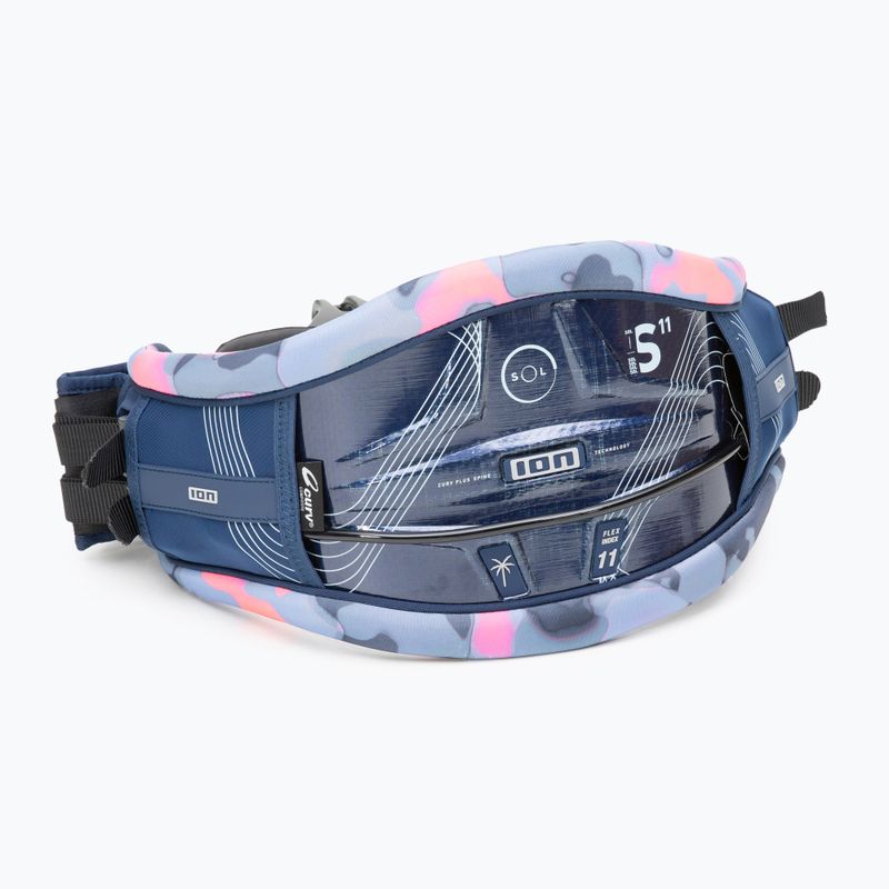 Trapezio da kitesurf da donna ION Kite Waist Kite Sol Curv capsule rosa