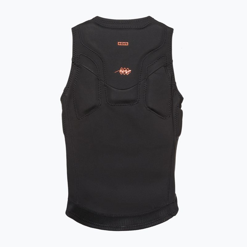 Gilet protettivo da donna ION Ivy Front Zip nero 2