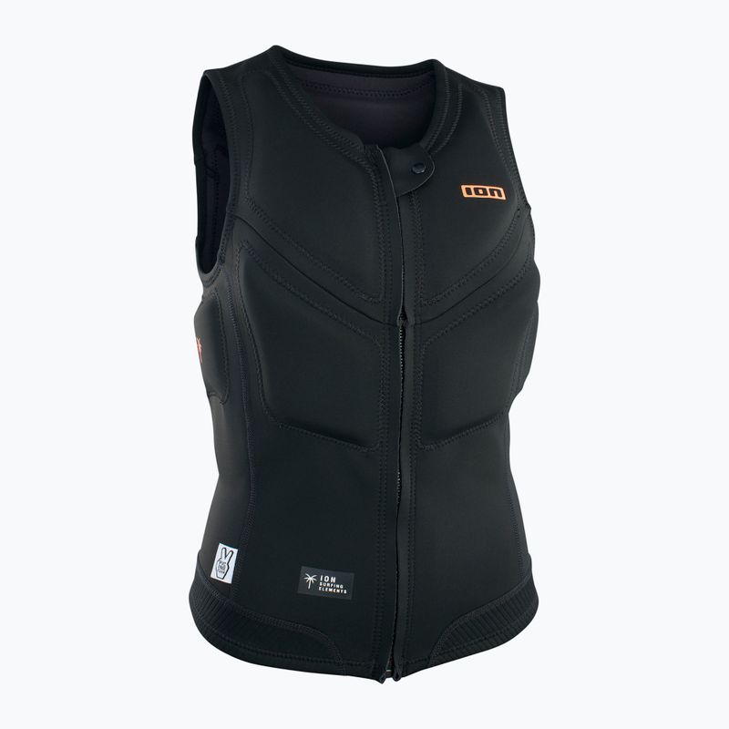Gilet protettivo da donna ION Ivy Front Zip nero 5