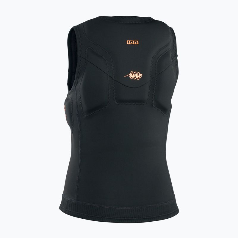 Gilet protettivo da donna ION Ivy Front Zip nero 6