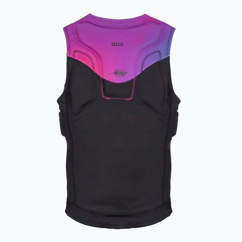 Gilet protettivo donna ION Ivy Front Zip rosa sfumato 2