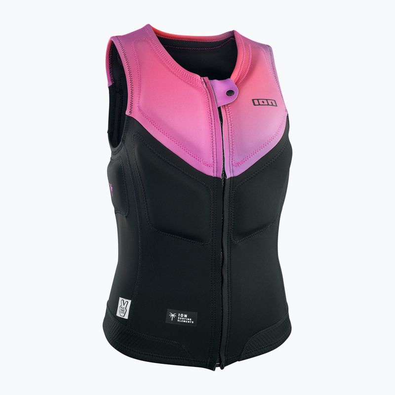 Gilet protettivo donna ION Ivy Front Zip rosa sfumato 7