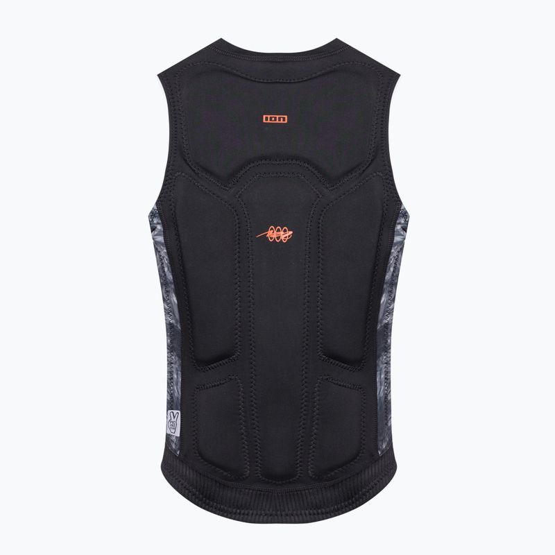 Gilet protettivo da donna ION Lunis Front Zip nero 2