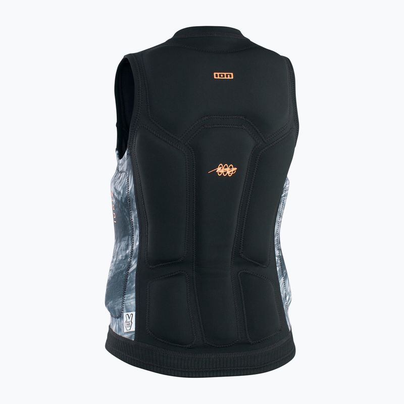 Gilet protettivo da donna ION Lunis Front Zip nero 9