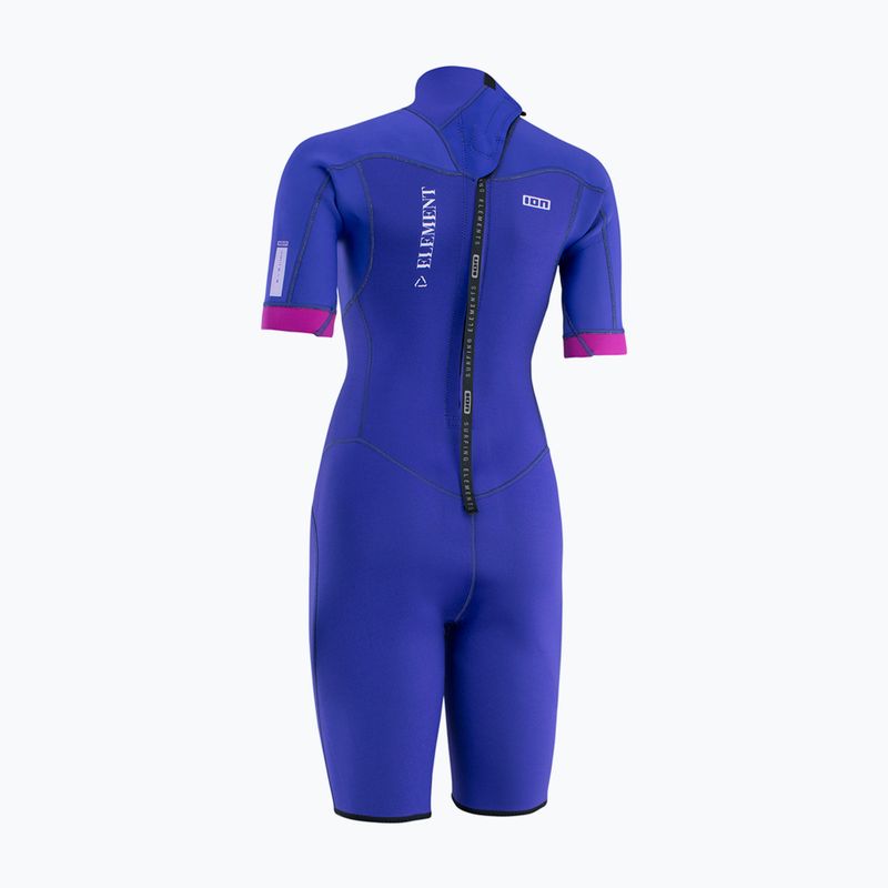 Muta donna ION Element 2/2 Shorty Back Zip blu concord 2