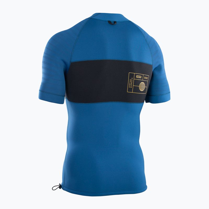 Maglietta da bagno da uomo ION Neo Top 2/2 blu sbiadito 2