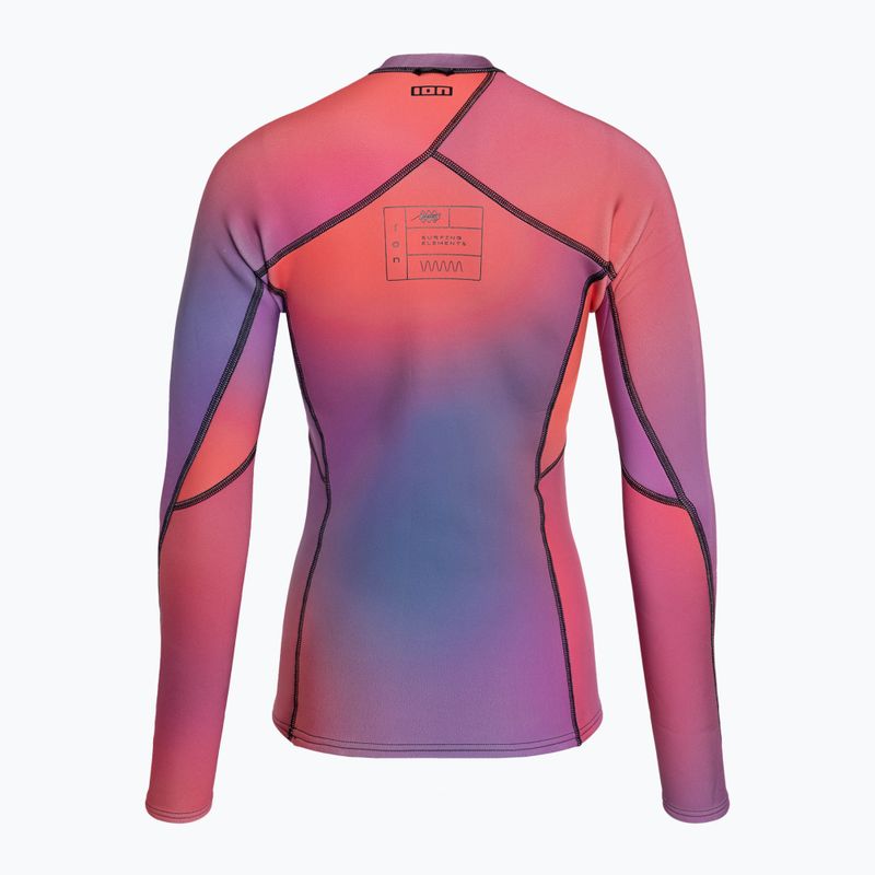 Nuoto donna manica lunga ION Neo Top 2/2 rosa sfumato 2