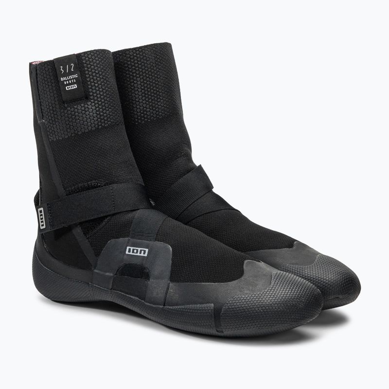 Stivale ION Ballistic 3/2 Round Toe in neoprene nero 4