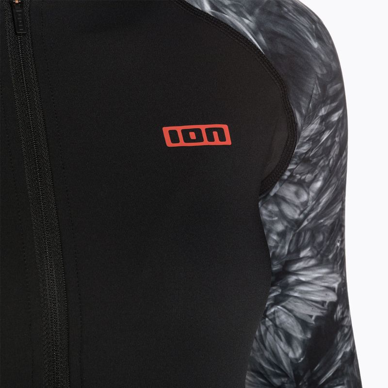 Costume da bagno intero da donna ION Swimsuit nero a fiori 3