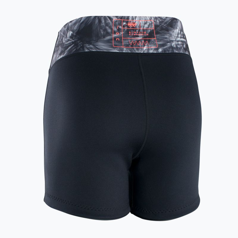 Pantaloncini da bagno da donna ION Shorts in lycra a fiori neri 2