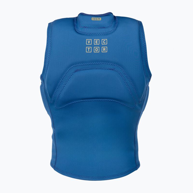 Gilet protettivo da uomo ION Vector Core Front Zip blu sbiadito 2