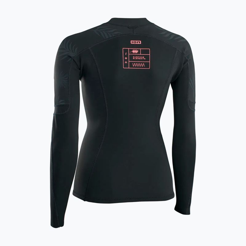 Maglia a maniche lunghe da nuoto donna ION Neo Zip Top 1.5 black 3