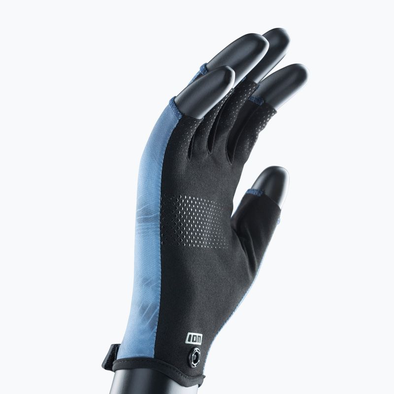 ION Amara Guanti da sport acquatici a mezze dita blu cascata 6