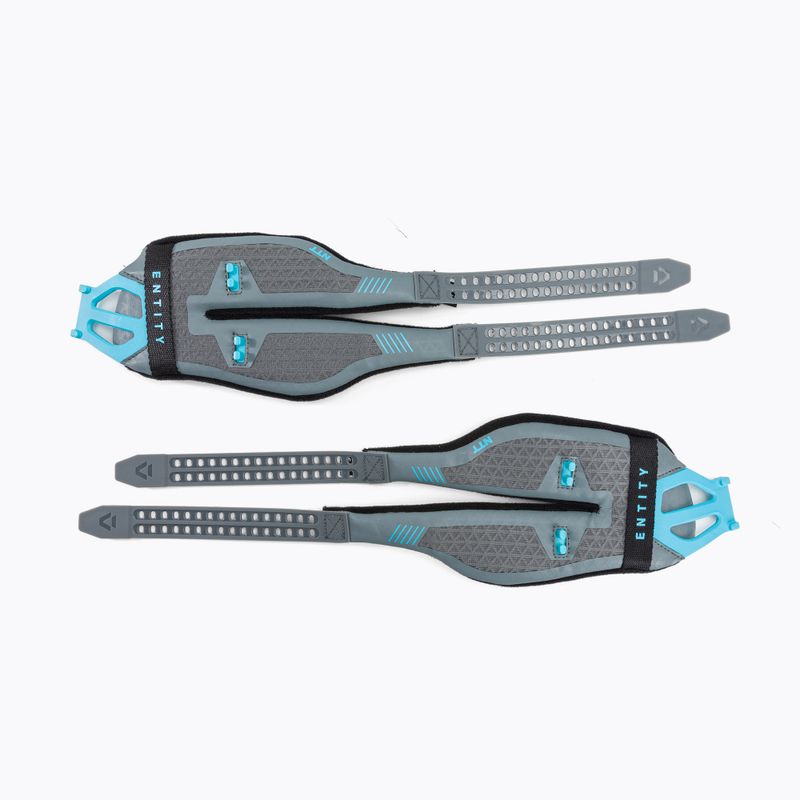 Pad e cinghie per kiteboard DUOTONE Entity Ergo grigio/turchese 5
