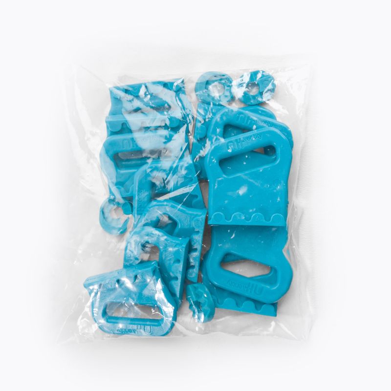 Pad e cinghie per kiteboard DUOTONE Entity Ergo grigio/turchese 8