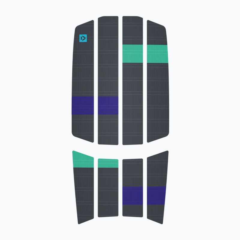 DUOTONE Team Front grigio scuro/viola kiteboarding pad